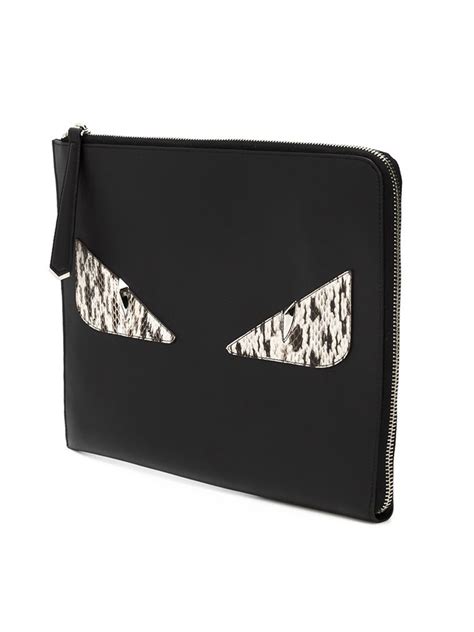 fendi bad bug clutch|fendi clutch for sale.